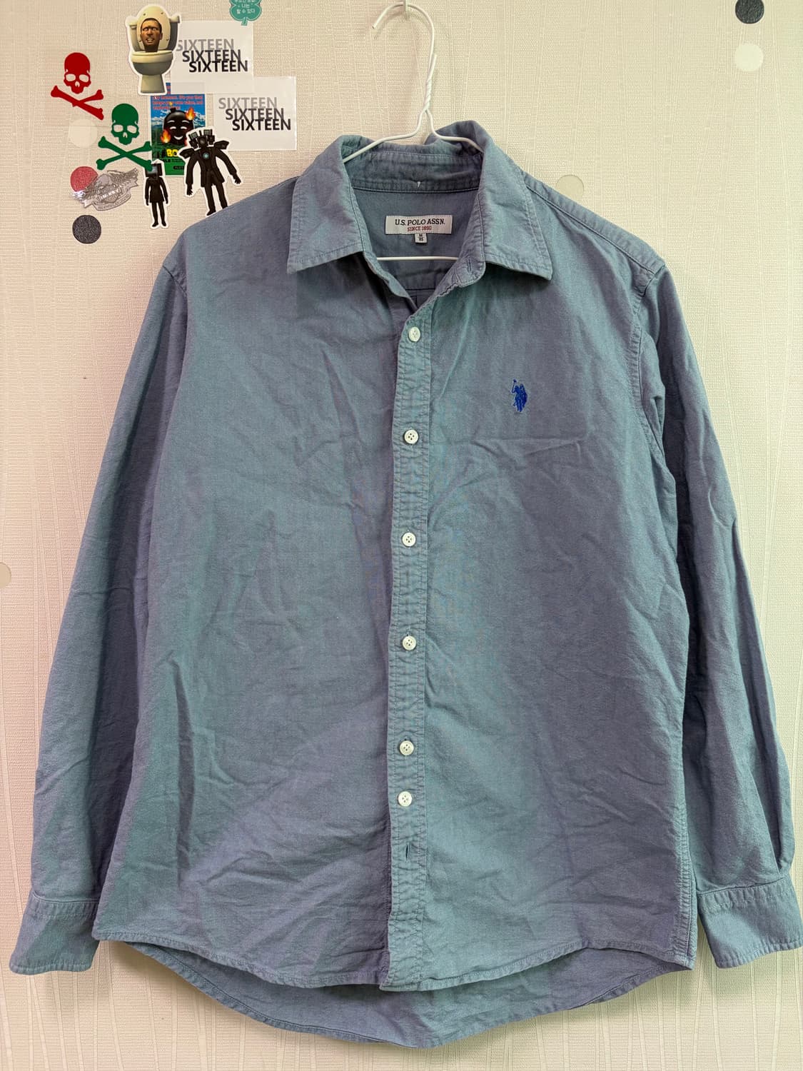 U.S. 폴로 어슨 하늘색 남방 M  상품이미지1