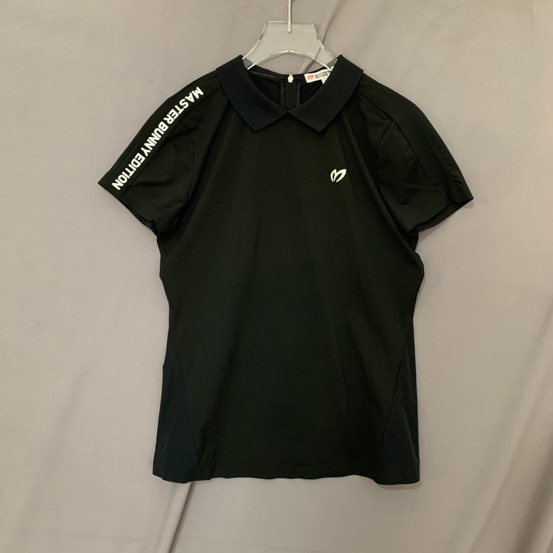 1 마스터바니에디션 골프 블랙 반팔 카라티 상품이미지1