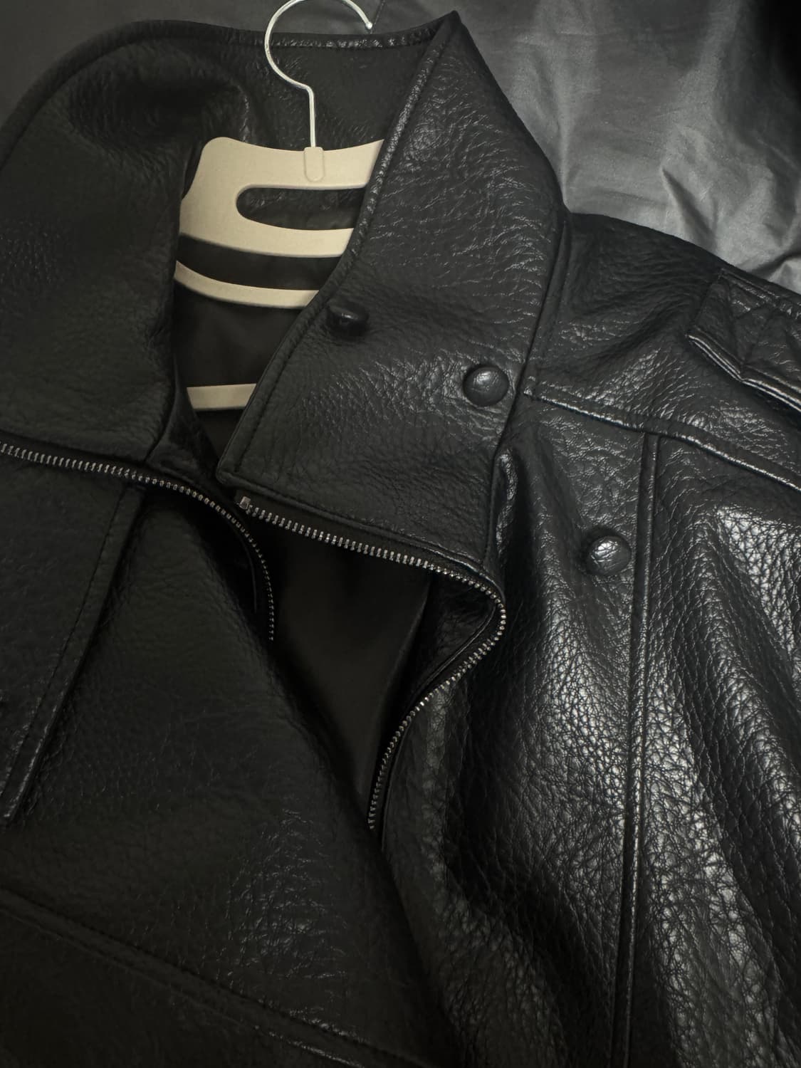 ZARA 자라 생로랑맛 레더자켓 s 상품이미지3
