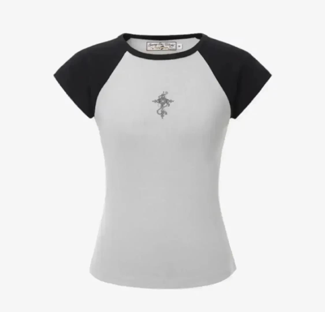 (새상품) 쓰리타임즈 하트 크로스티 그레이 S 쓰탐 상품이미지1