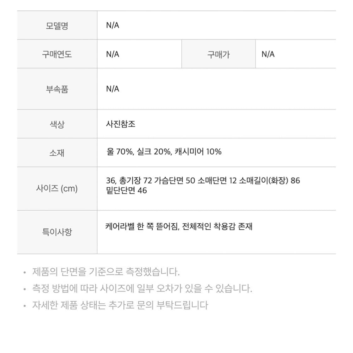 발렌시아가 가디건 상품이미지2