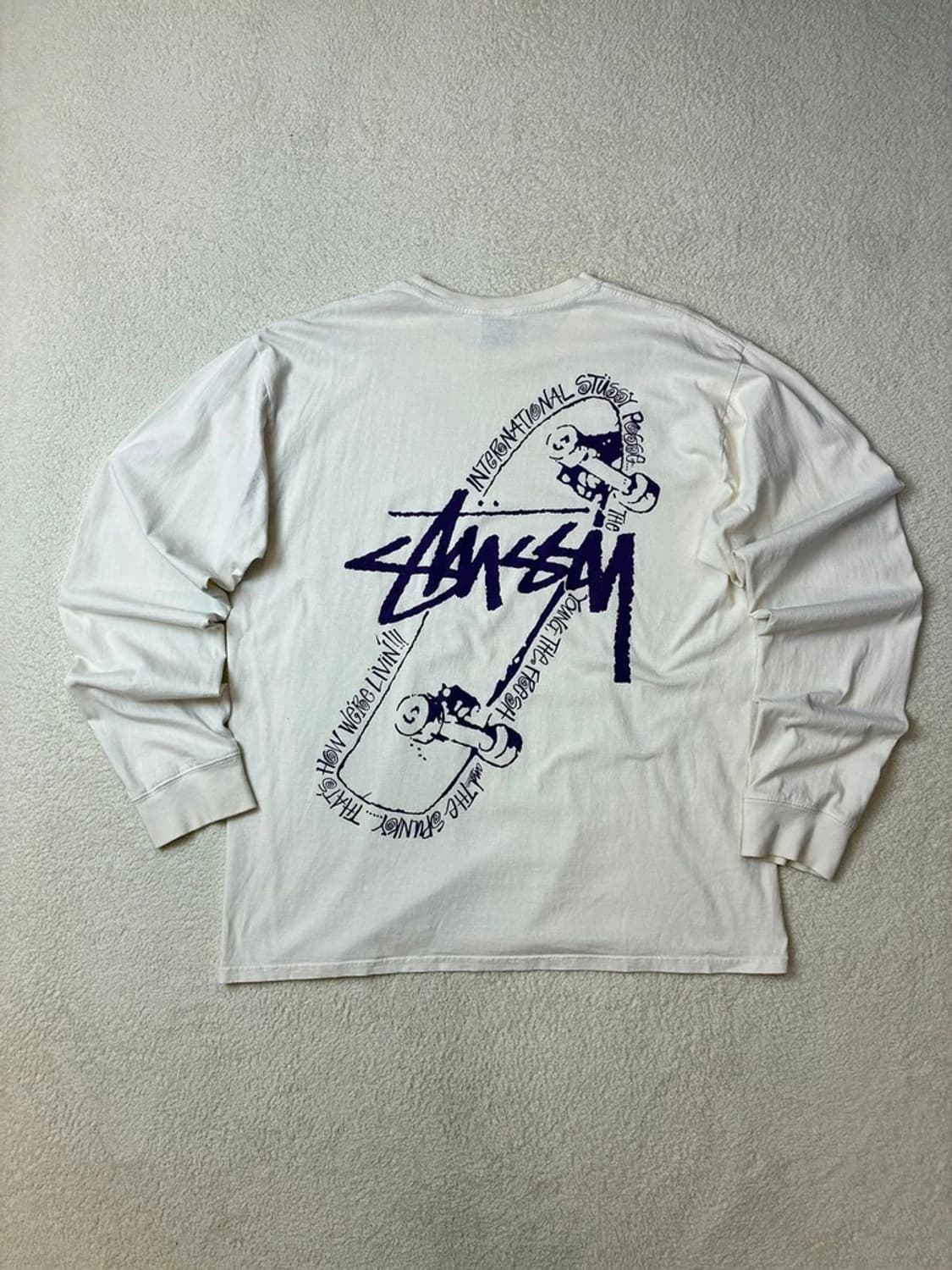 스투시 스케이트 파시 피그먼트 롱 슬리브 PN5872    상품이미지1