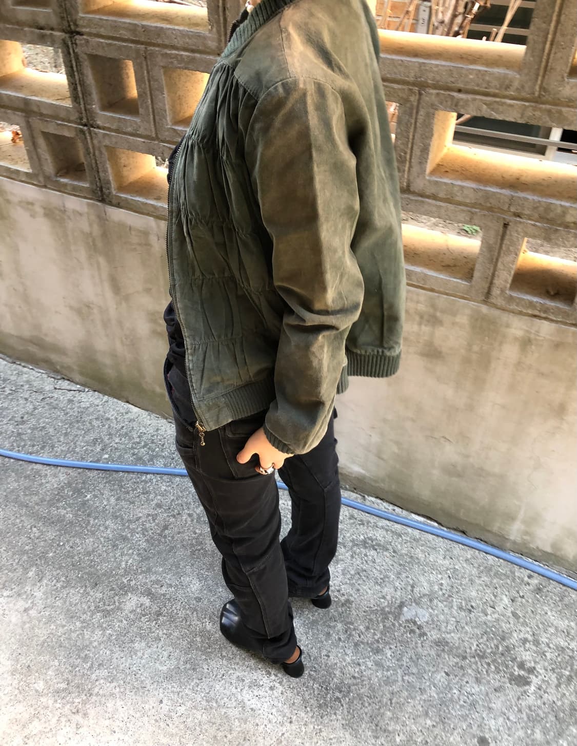 scylla pigskin leather zip jk 상품이미지7