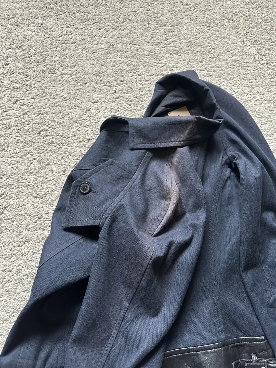 2003fw 존 갈리아노 레더 트림 자켓 상품이미지6