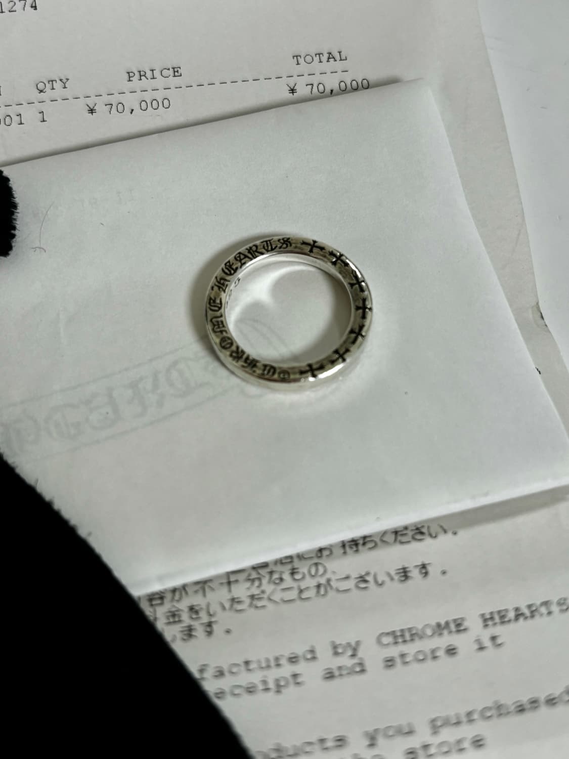 크롬하츠 ntfl 링 반지 us4 상품이미지2