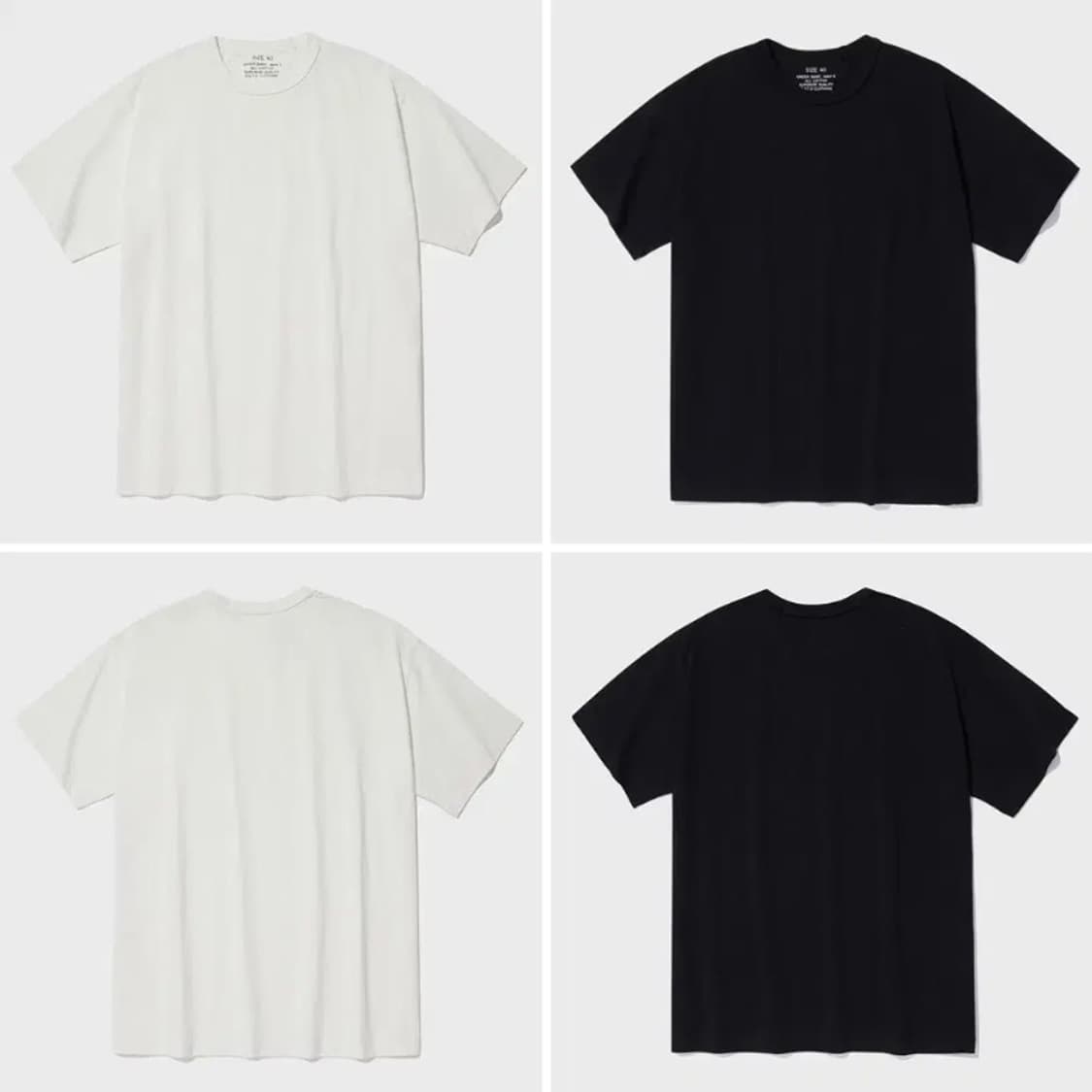 [정품] OUTSTANDING 아웃스탠딩 크루넥 반팔티 2종세트(새제품) 상품이미지4