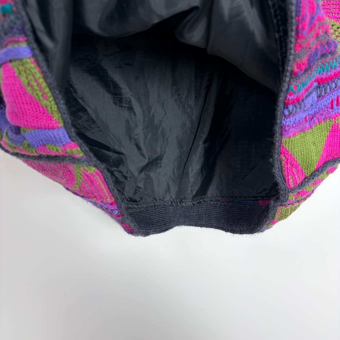 쿠지 패턴 니트 스커트 치마 상품이미지4