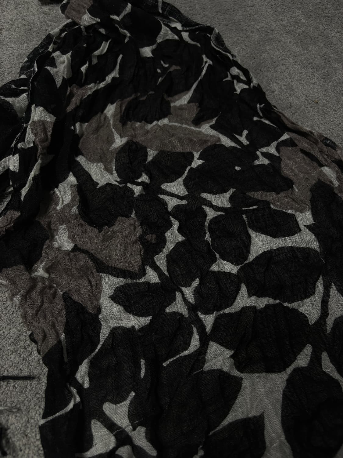 Vintage minimal grunge mood scarf 상품이미지3