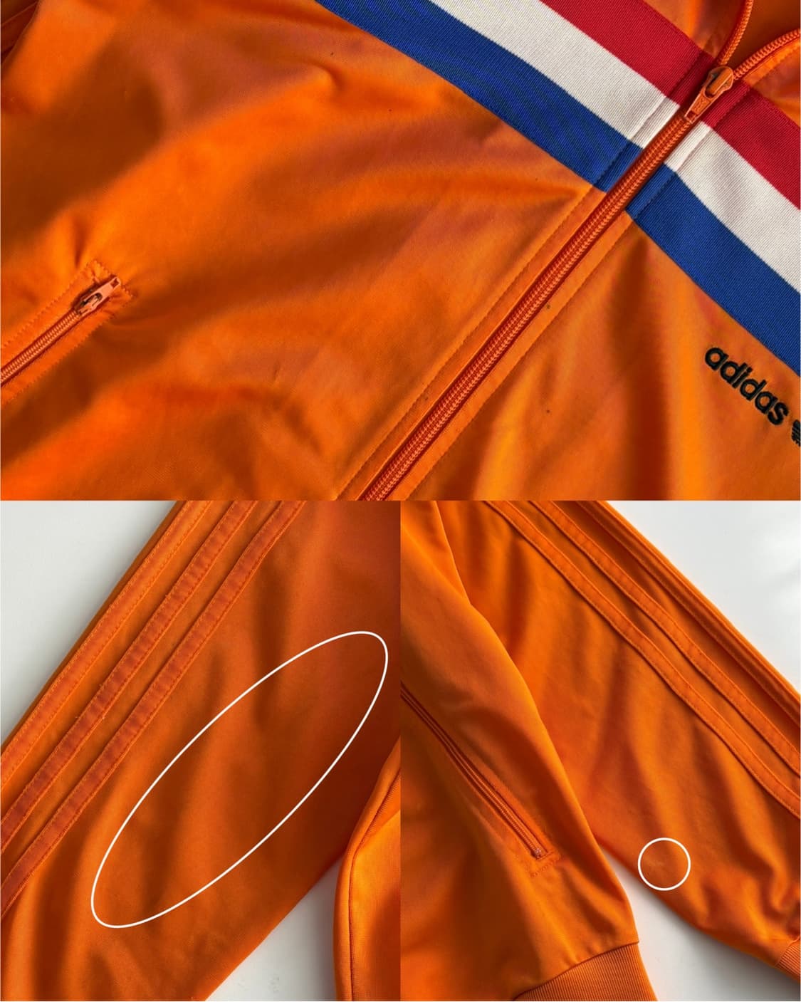 아디다스 오렌지 컬러 홀랜드 트랙탑 상품이미지10