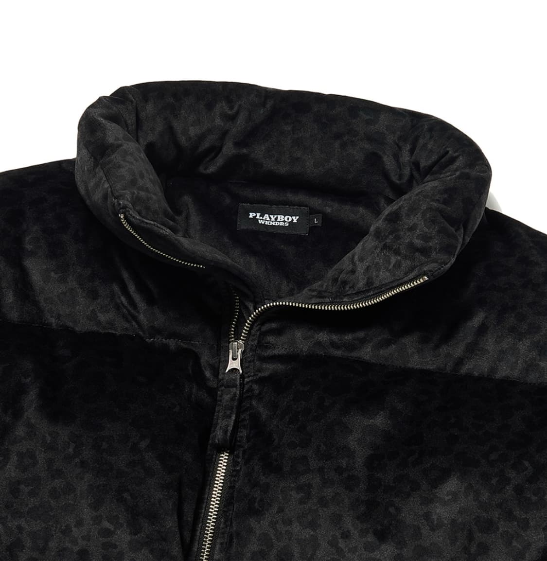 L) Wkndrs X Playboy 레오파드 패딩 상품이미지4