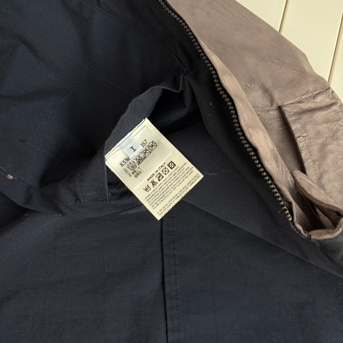 [1]마르지엘라 04ss 아티저널 페인팅 블루종 자켓 상품이미지5