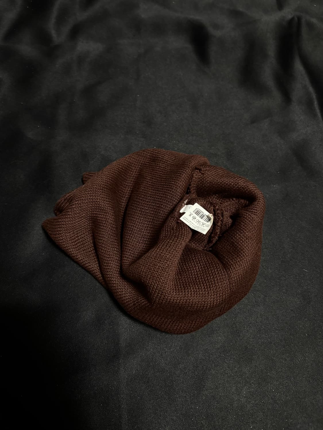 “Unknown” Cubic Skull Brown Beanie 상품이미지4