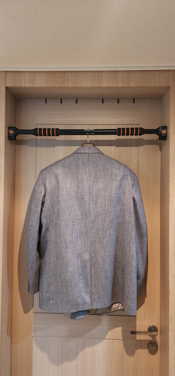 (빅사이즈)연그레이 헤링본 모직자켓 4XL 상품이미지2