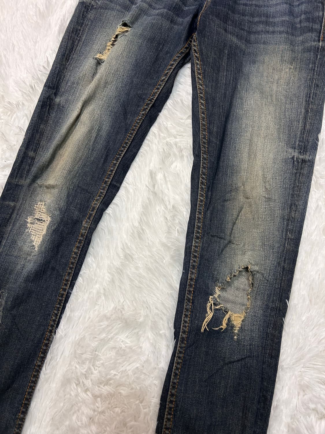 origin conception damaged denim pants 상품이미지3