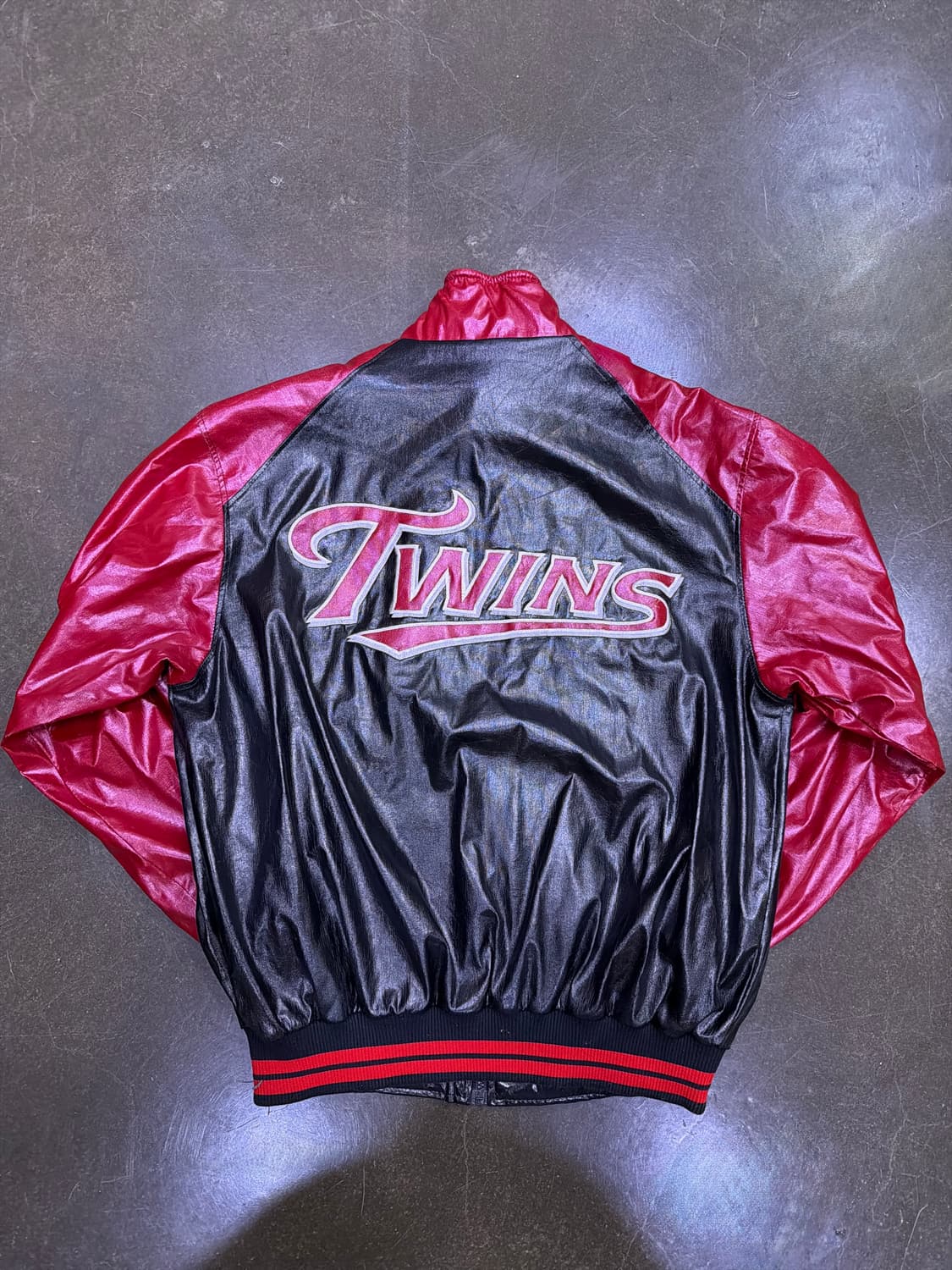 ATC LG 트윈스 유광 야구점퍼 KBO 벤치자켓 L 상품이미지2