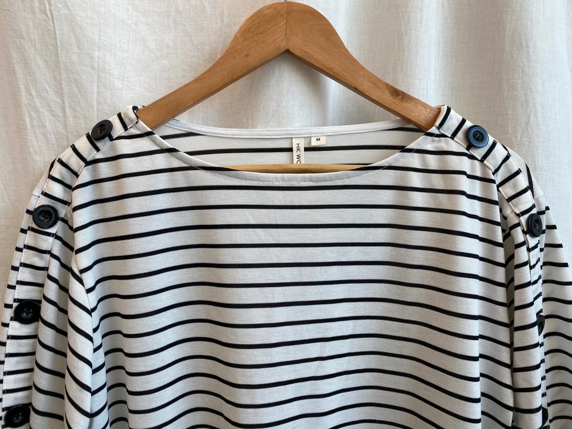 HK WORKSLONDON 스트라이프 반팔티셔츠(M-L) 상품이미지4