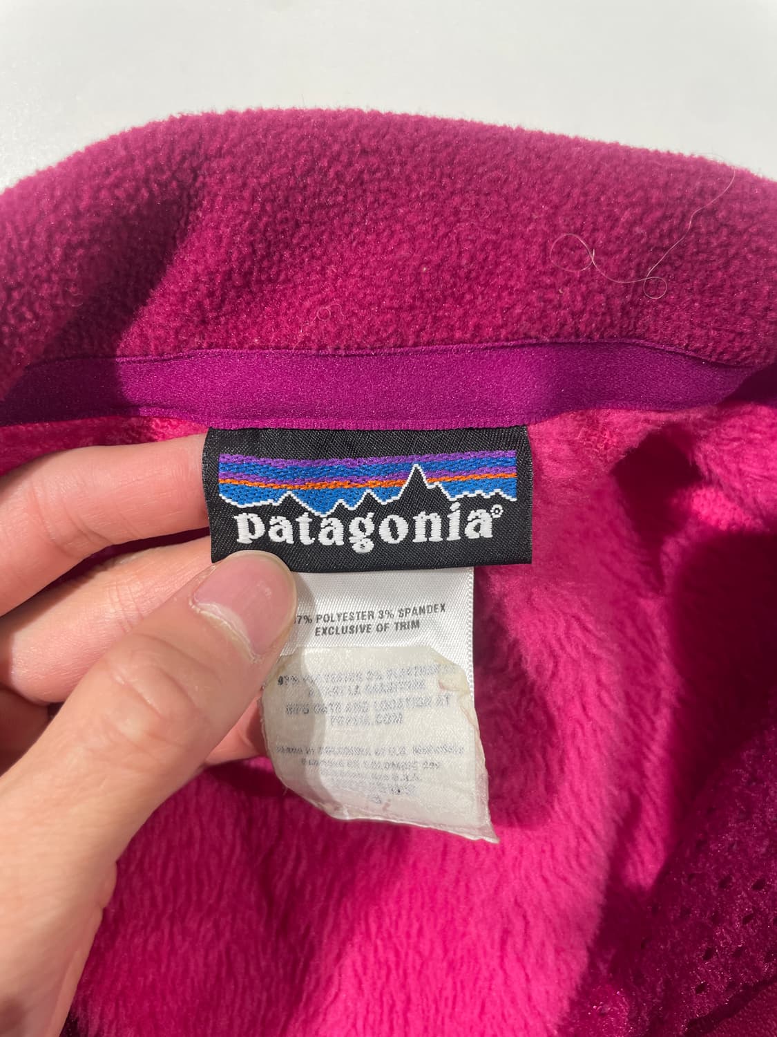 파타고니아 우먼 라즈베리 r2 플리스 베스트 상품이미지7