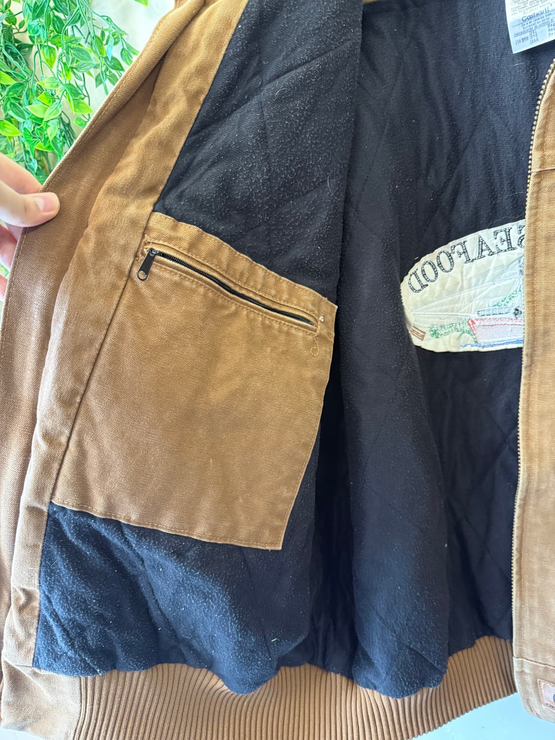 칼하트 디트로이트 자켓 J14 브라운 2XL 상품이미지5