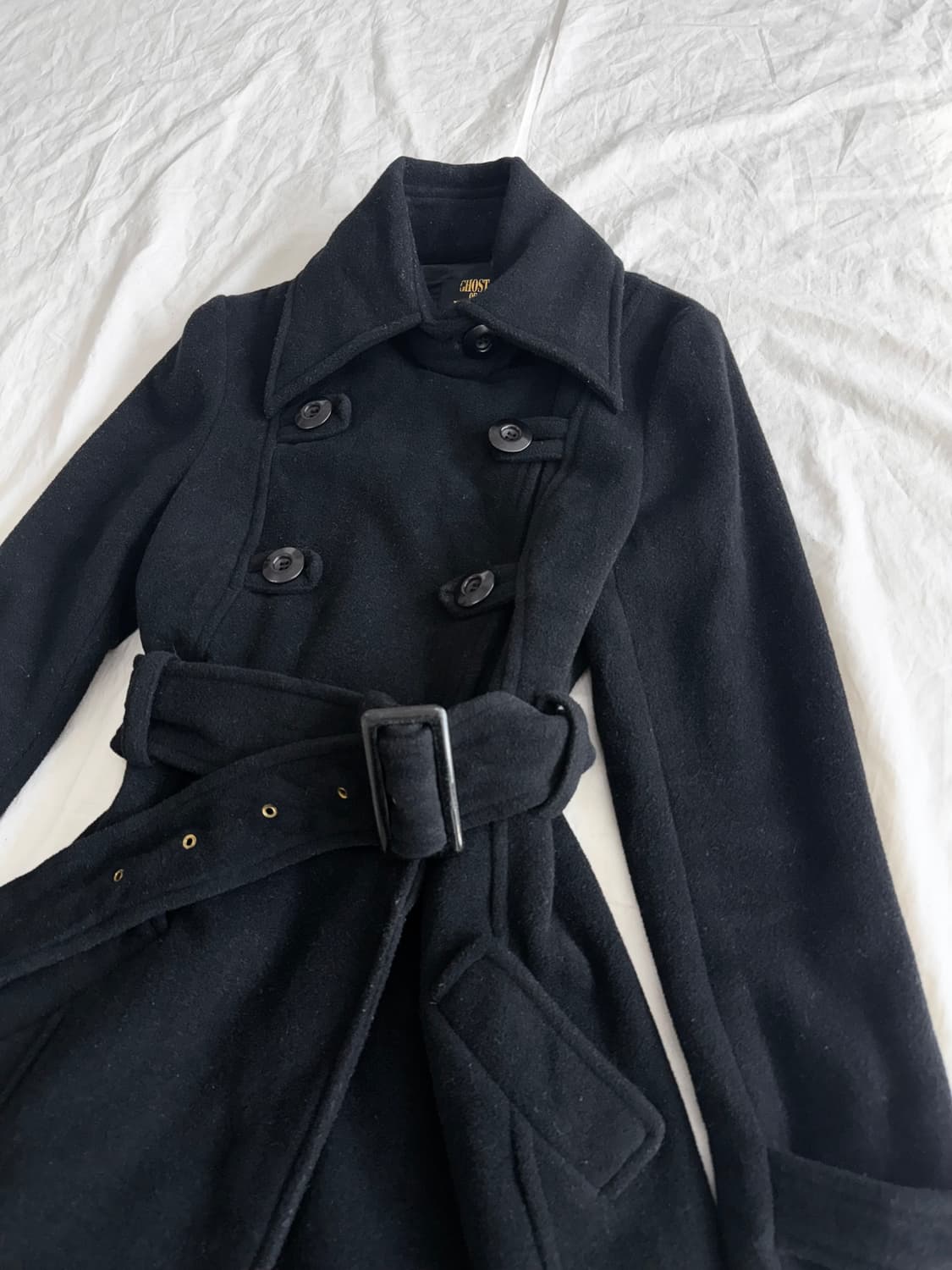 고스트오브할렘 고스로리 펑크 락시크 울 코트 상품이미지3