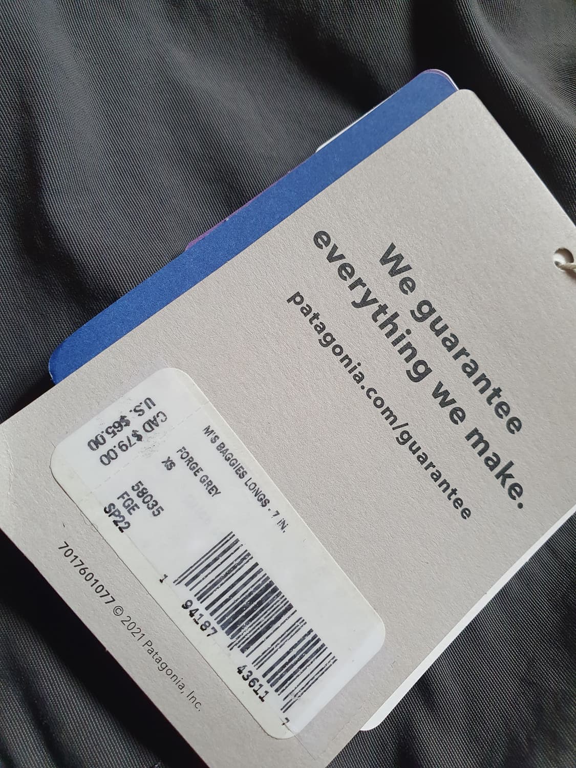 (새상품)파타고니아 배기스7인치 XS 상품이미지6