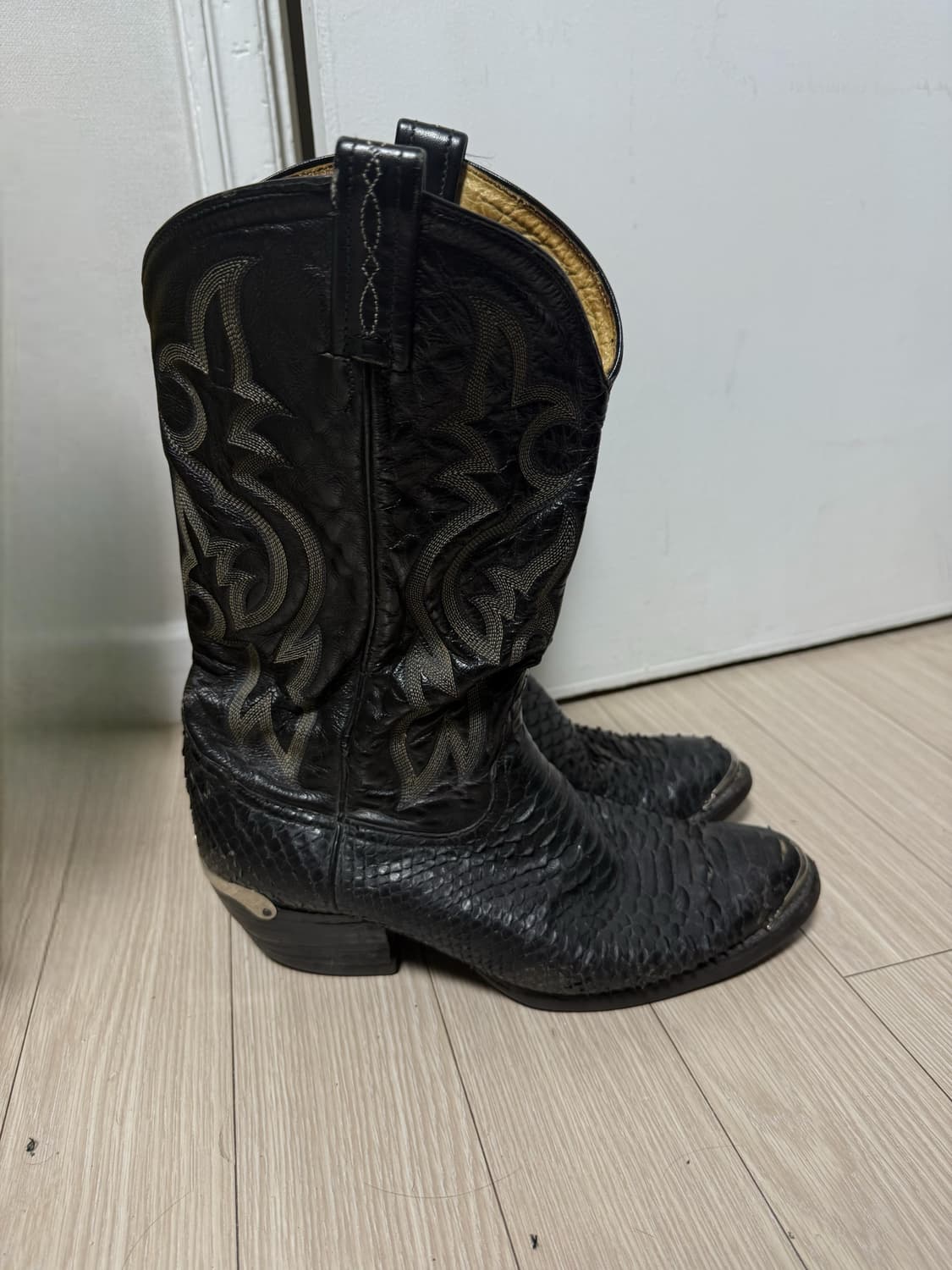 토니리마 뱀피 메탈찡 웨스턴부츠 상품이미지4