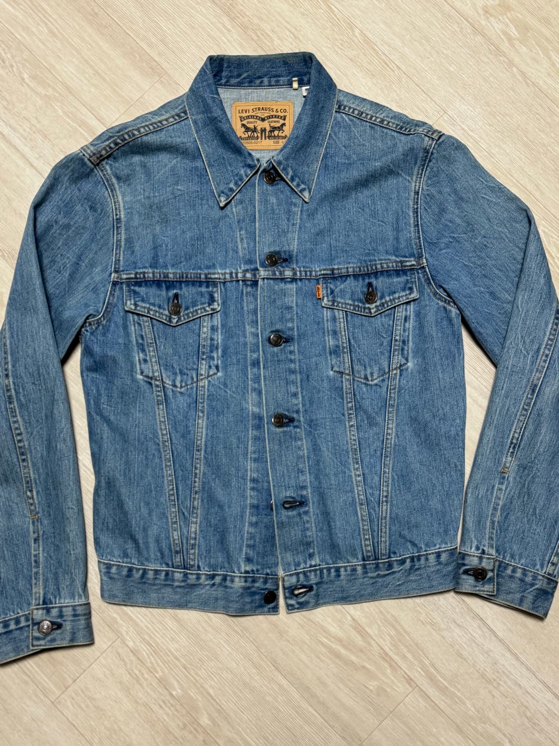 lvc 70s 복각 현행 데님 자켓 70505-0217 상품이미지1