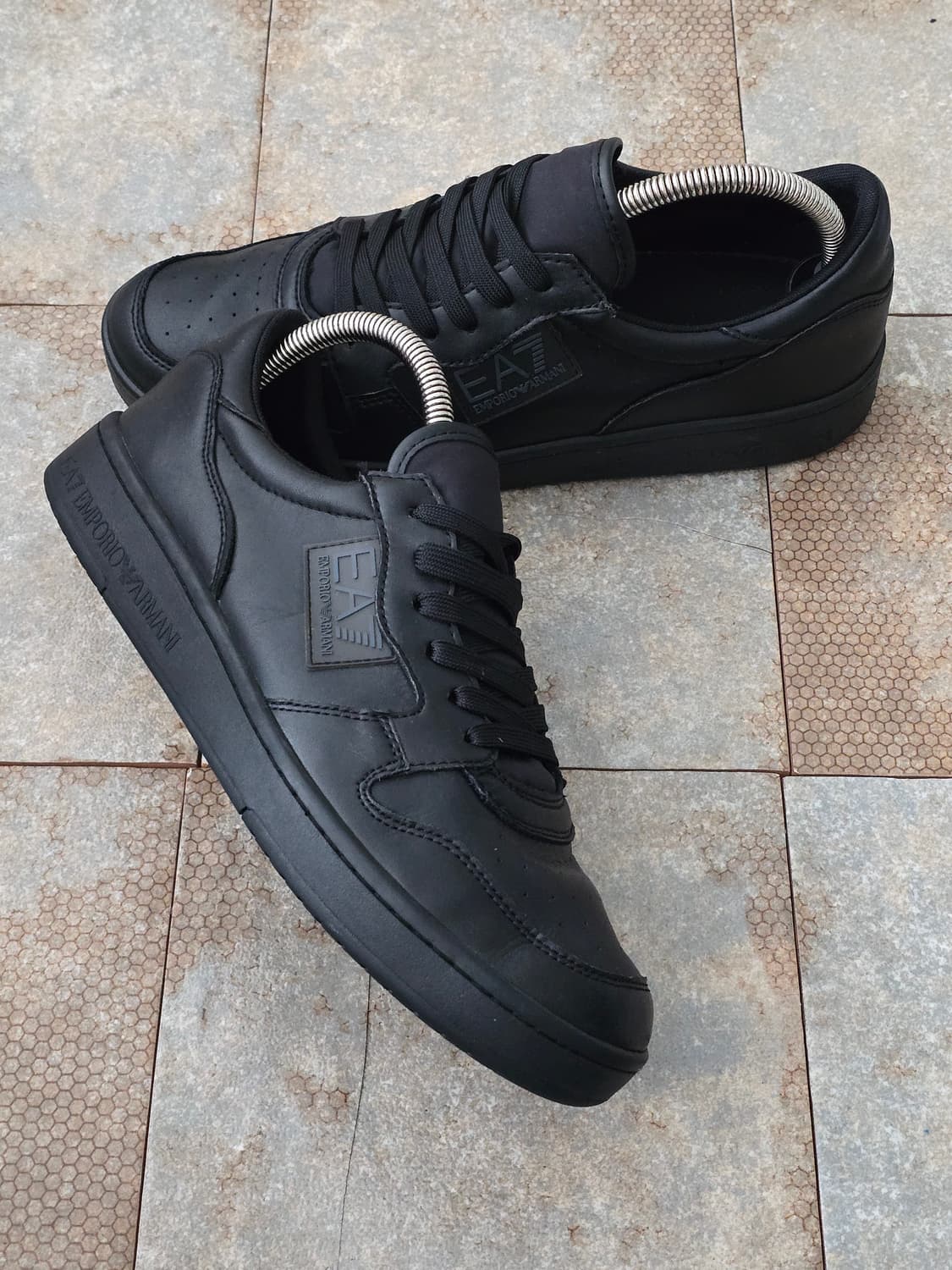 (265)엠포리오 아르마니 블랙 레더 상품이미지6