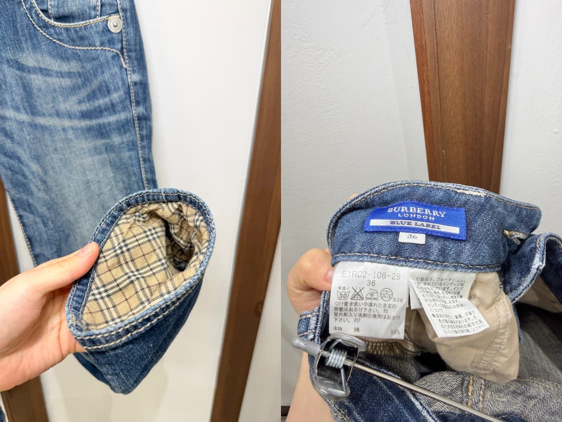 Buberry blue label capri 상품이미지10