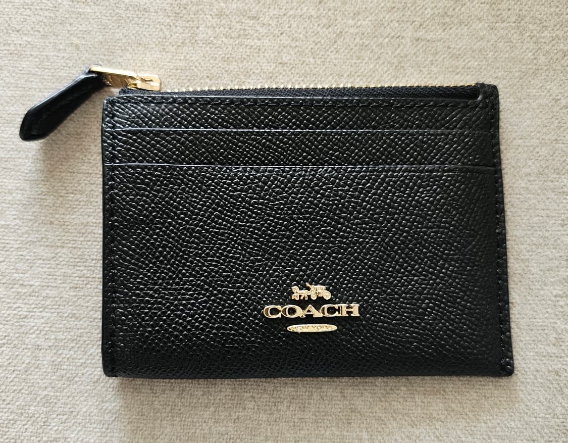 코치 블랙 키링 카드지갑 상품이미지3