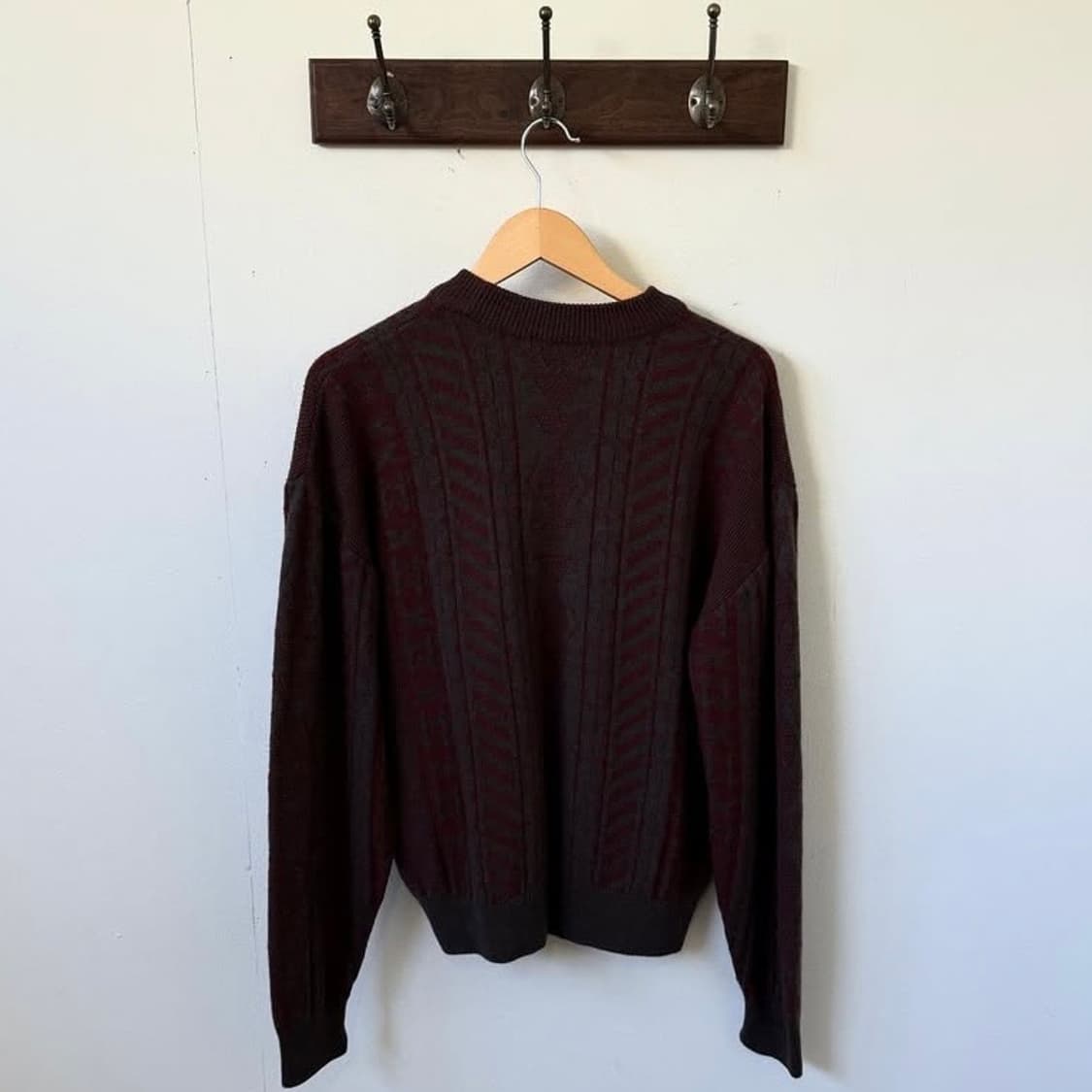 90s 입생로랑 앤틱 패턴 니트 상품이미지3