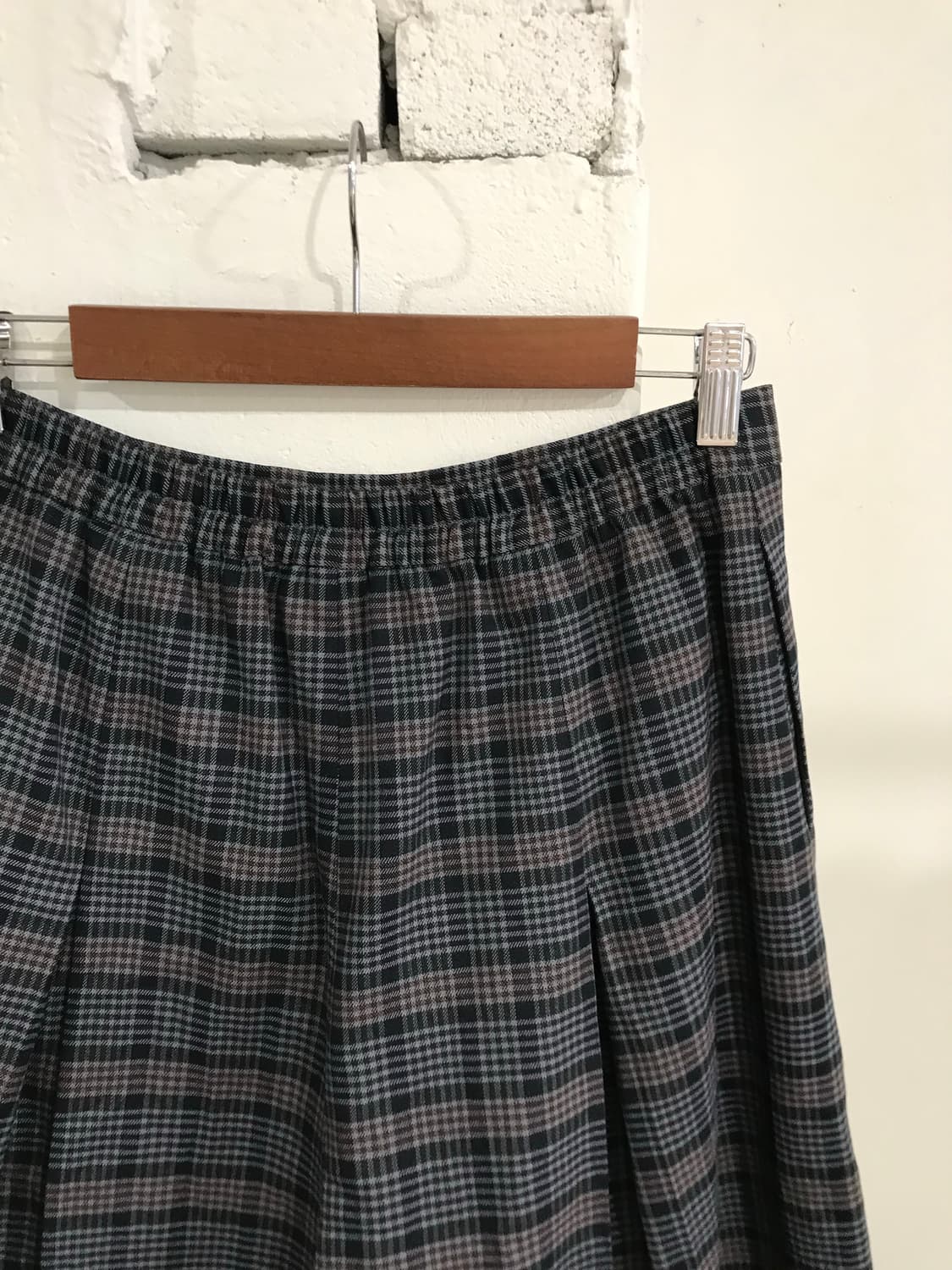 vintage check skirt pants  상품이미지7