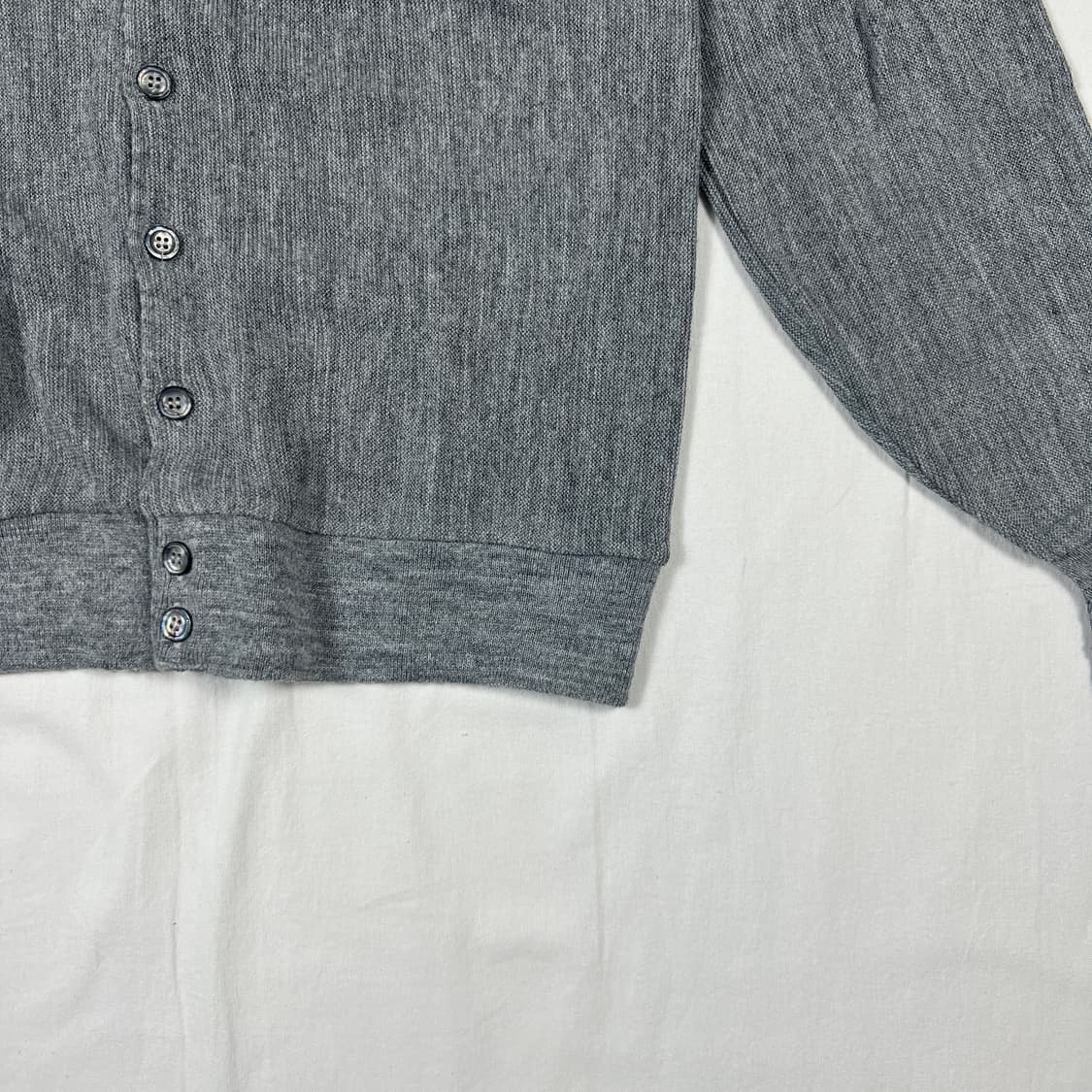 80‘s 라코스테 lacoste 로고 니트 가디건 상품이미지5