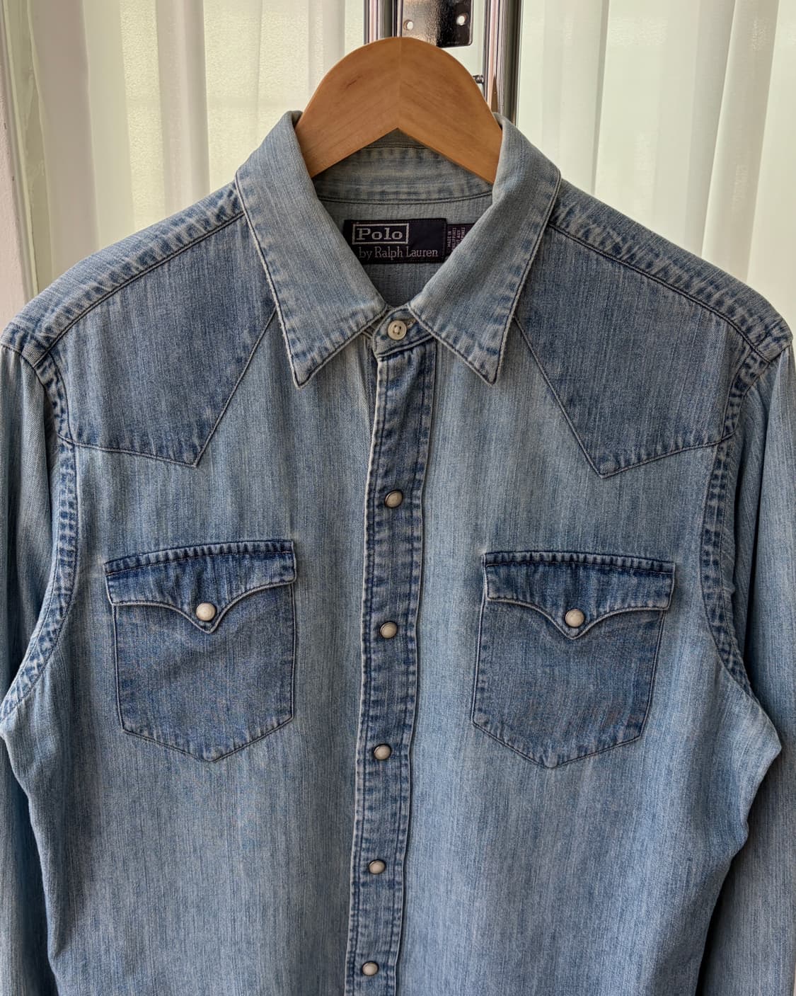 [M]폴로 랄프로렌 웨스턴 데님 워크 셔츠 상품이미지3