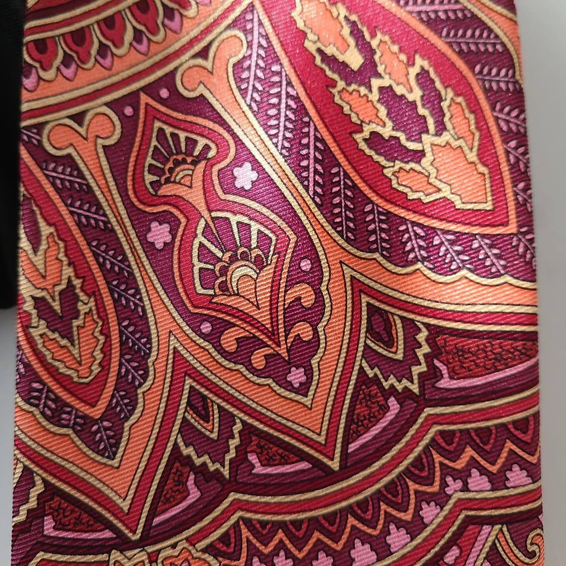 크리지아 실크 페이즐리 아트워크 넥타이 9.4cm A+등급 A19063
 상품이미지7