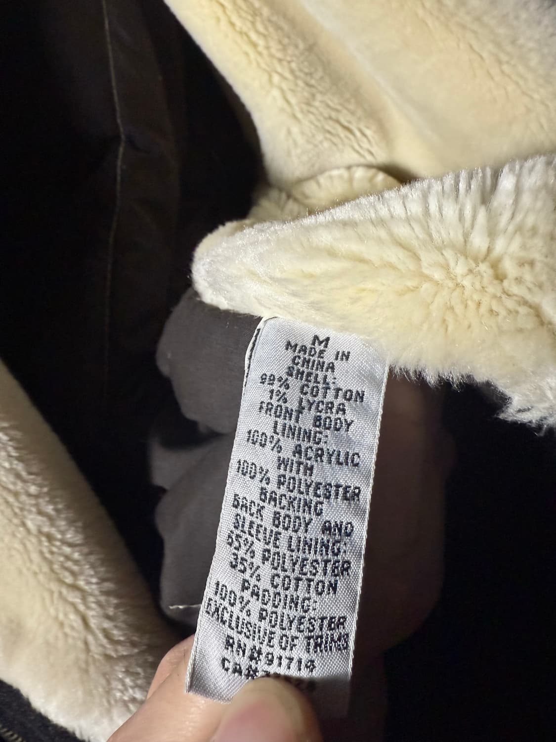 Armani Exchange Shearling Denim Moostang 상품이미지8