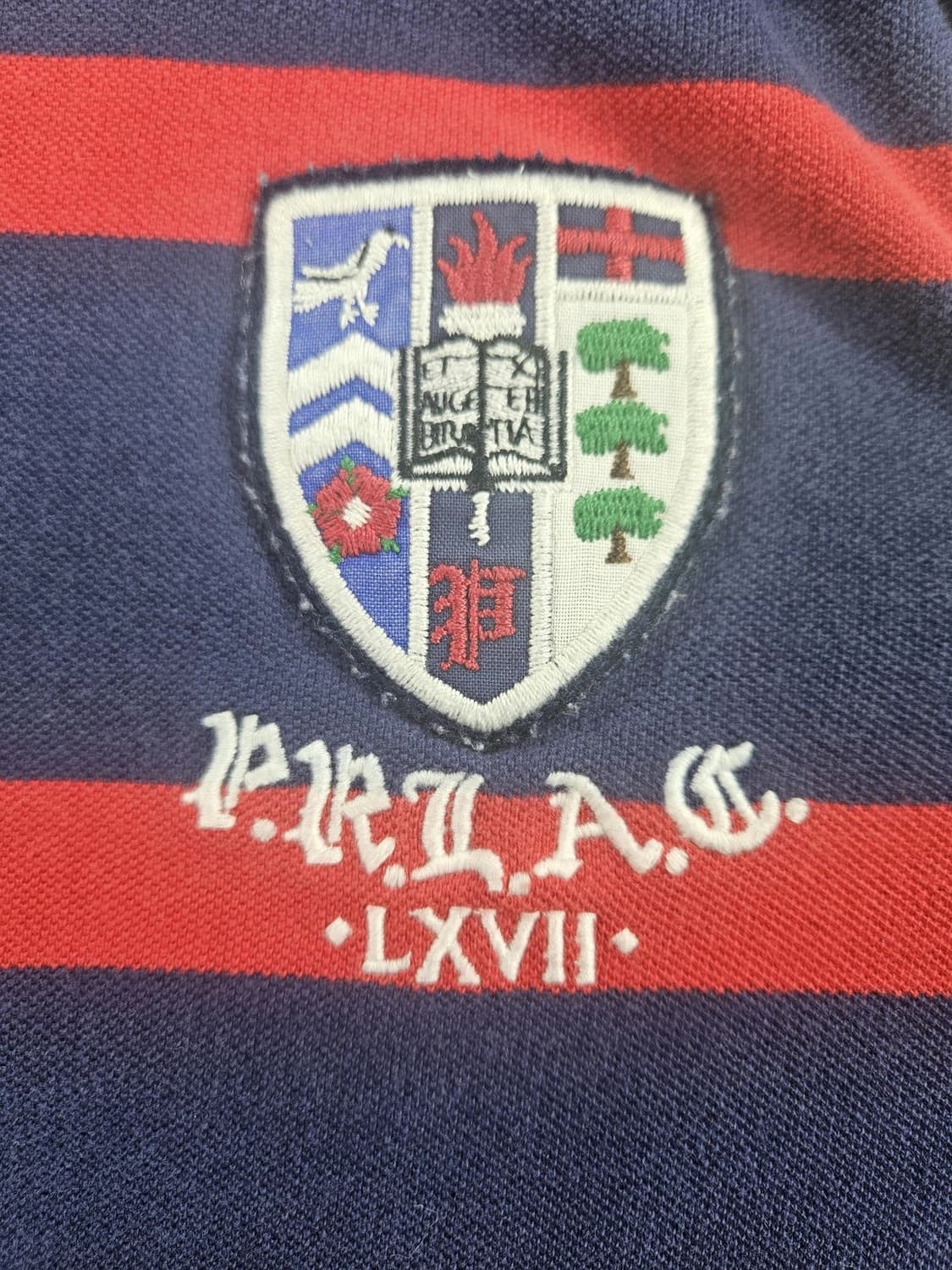 폴로 랄프로렌 빅포니 PRLAC 크레스트 스트라이프 카라티 상품이미지4