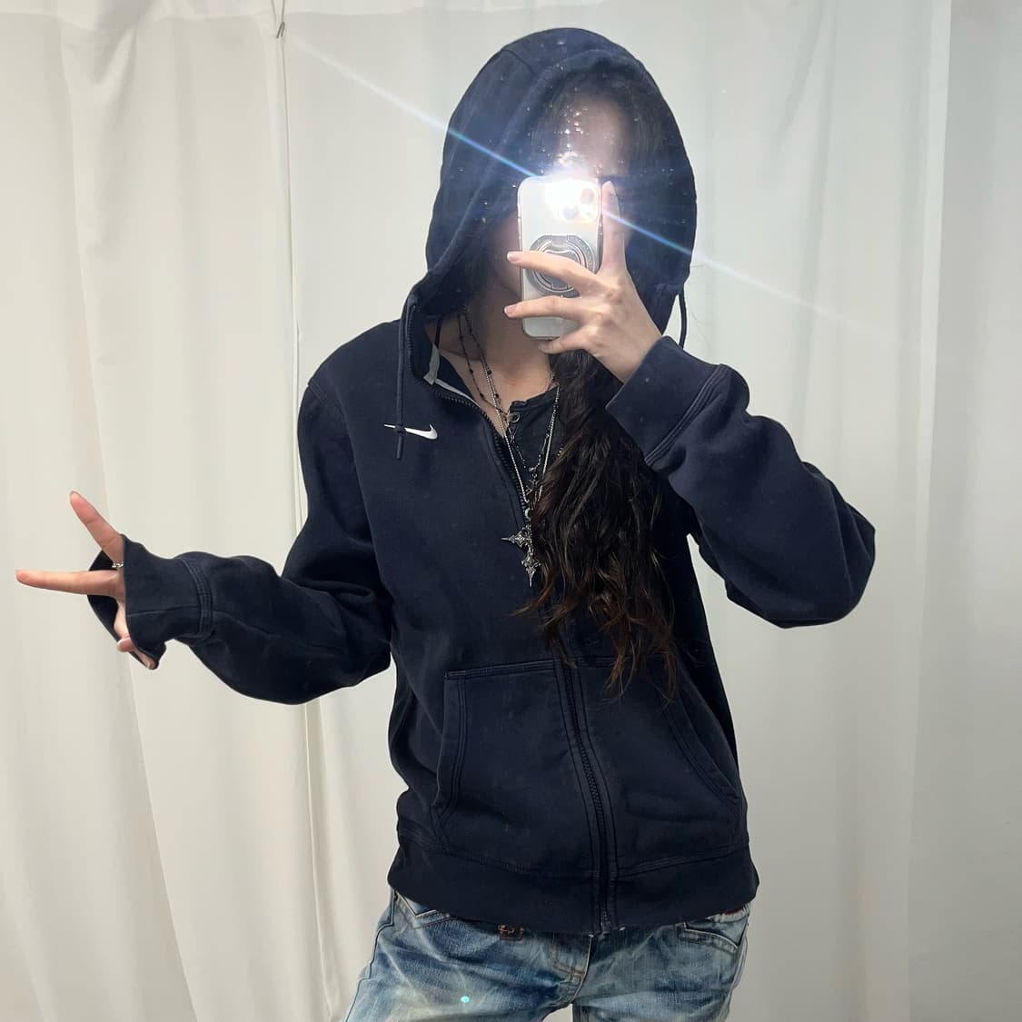 Nike Navy Hoodie Zip-up 상품이미지1