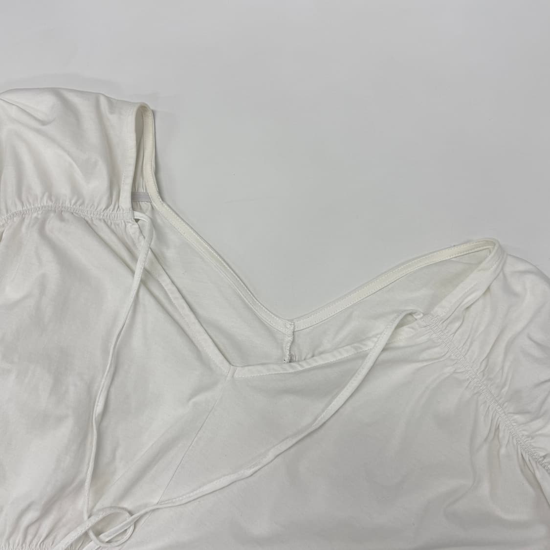 Ray Beams  asymmetric gathered top 상품이미지4