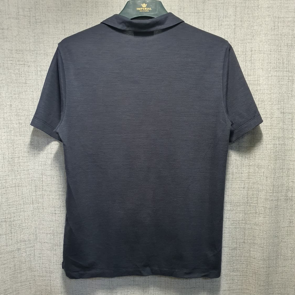 CK 캘빈클라인 네이비 린넨 카라  반팔티  상품이미지2