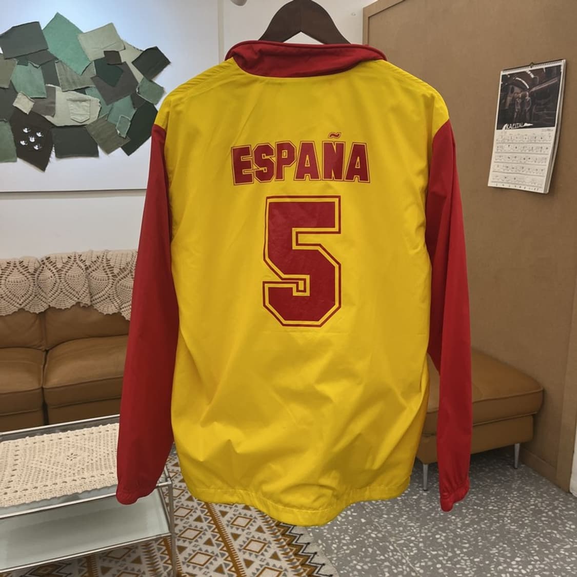 아디다스 스페인 에스파냐 레트로 키치 바람막이 자켓 M C10736 상품이미지4