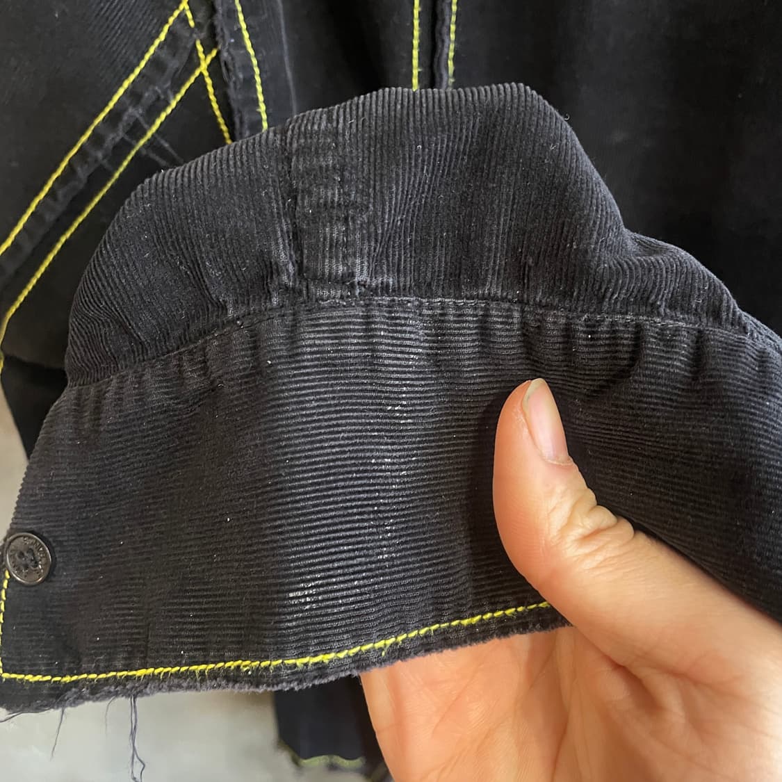 아르마니 익스체인지 옐로우 스티치 셔츠 상품이미지8