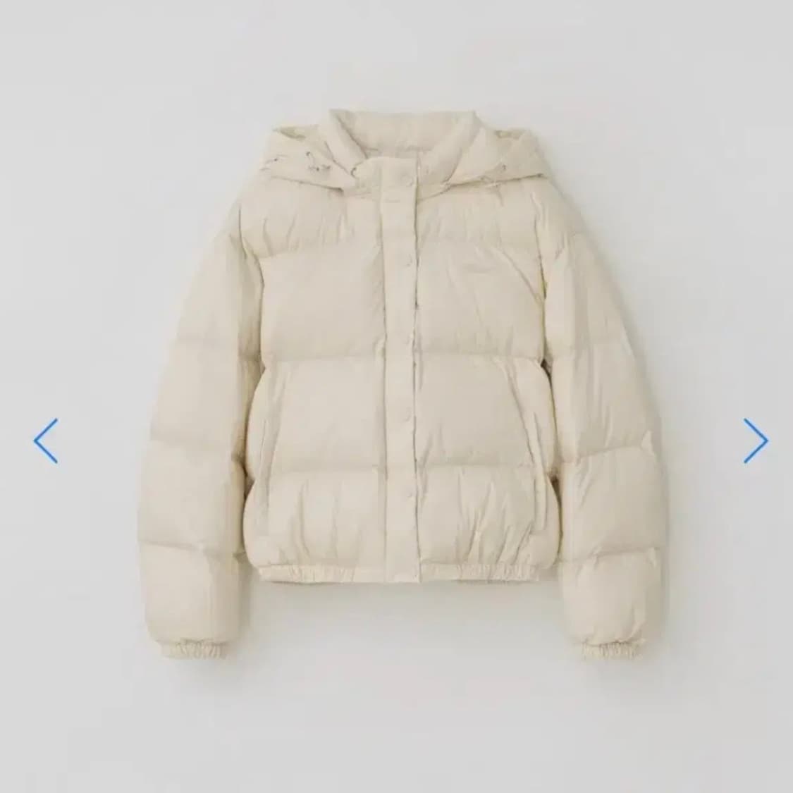 타낫 플롯 숏 푸퍼 자켓 패딩 크림 상품이미지1