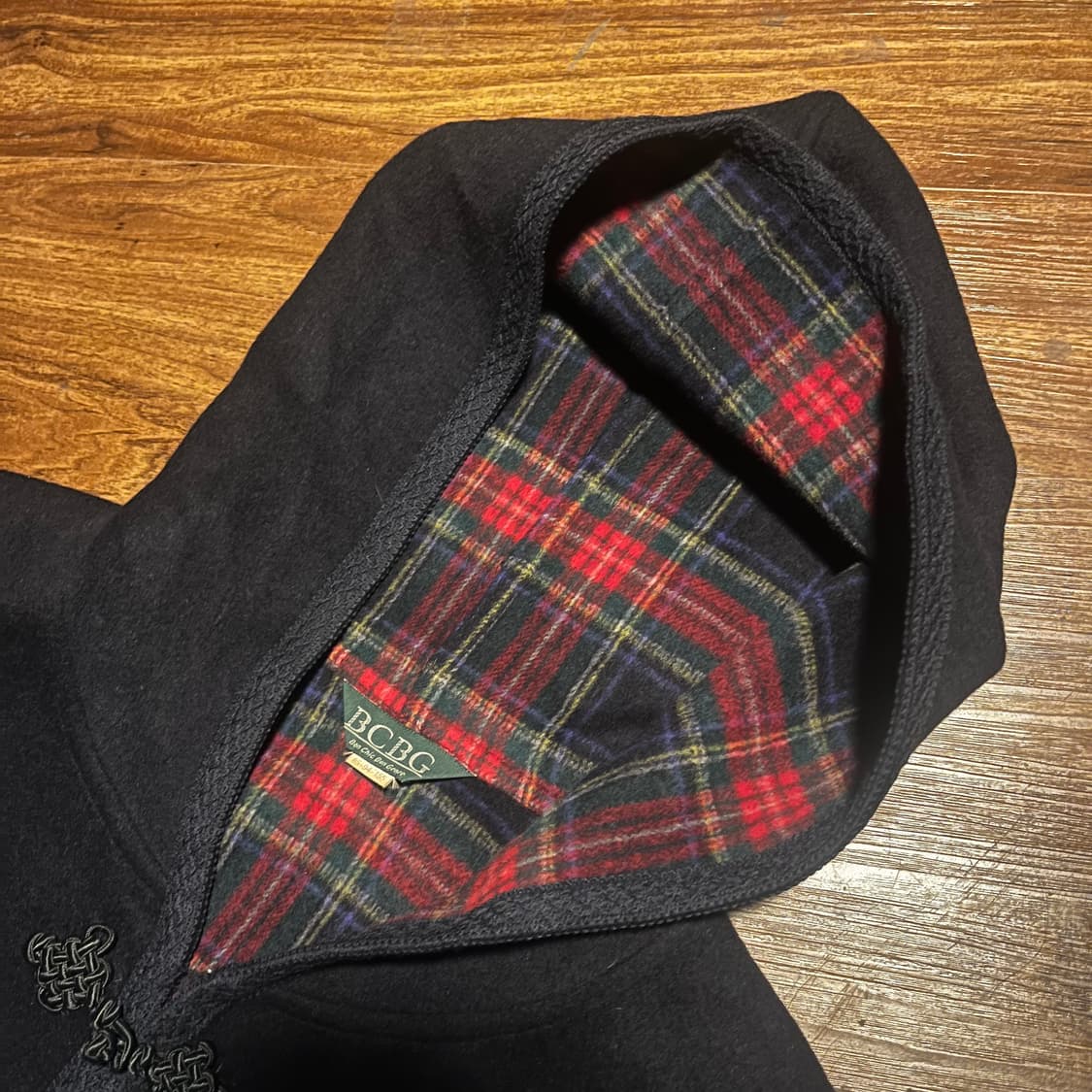 BCBG WOOL TOGGLE NAVY PONCHO 상품이미지6