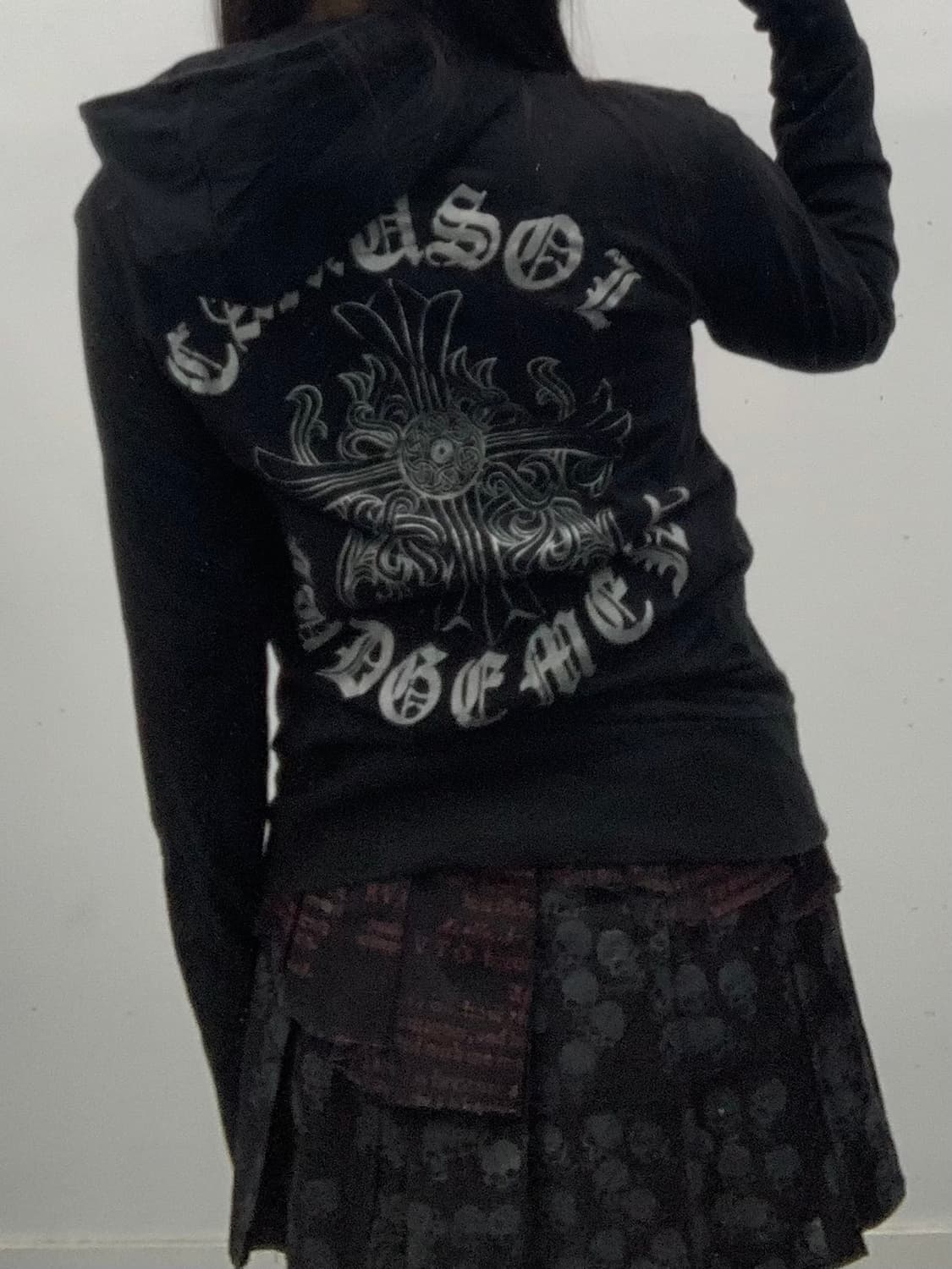 재패니즈 십자가 펑크 후드집업 상품이미지1