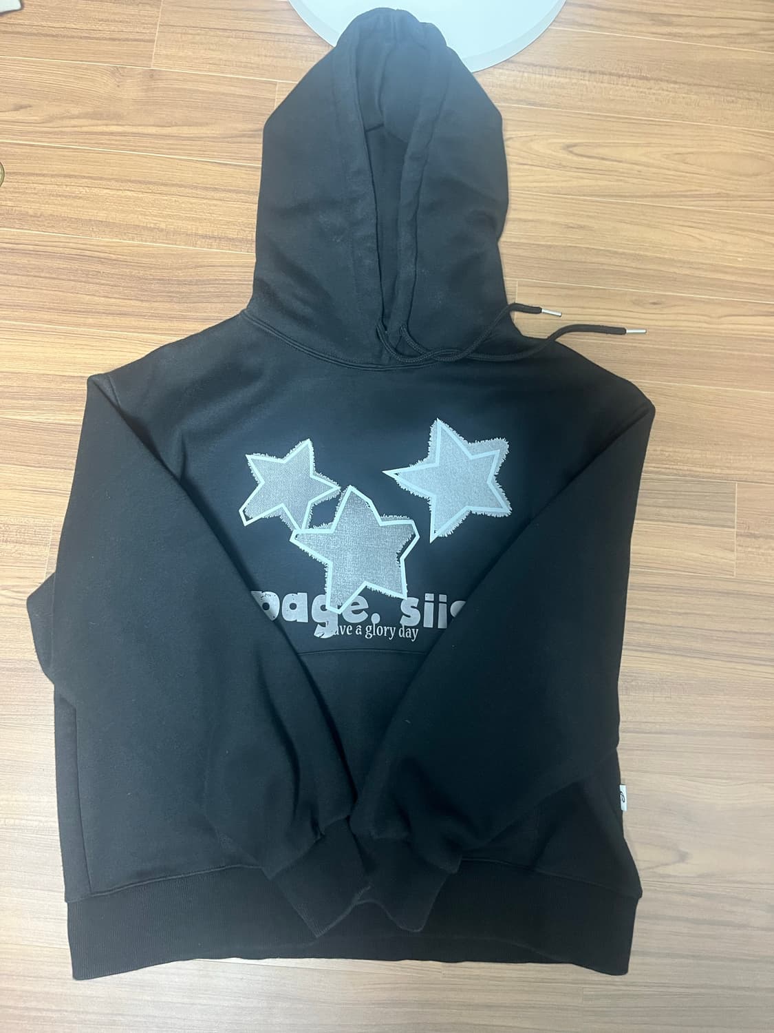 별 프린팅 후드티 상품이미지1