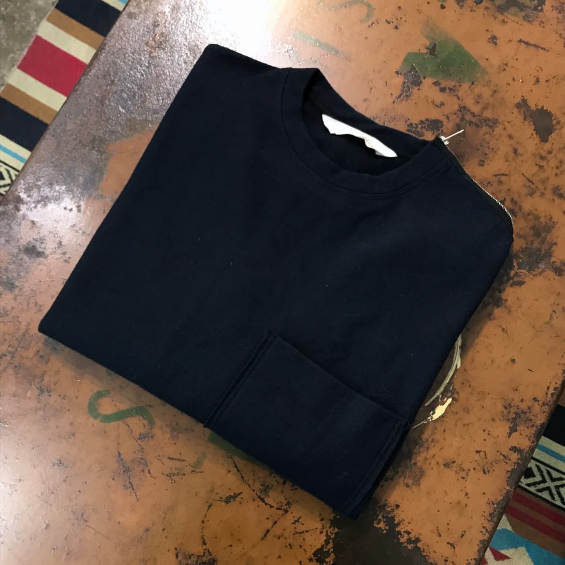 골든구스 네이비 기모 맨투맨 남성 110 사이즈 상품이미지1