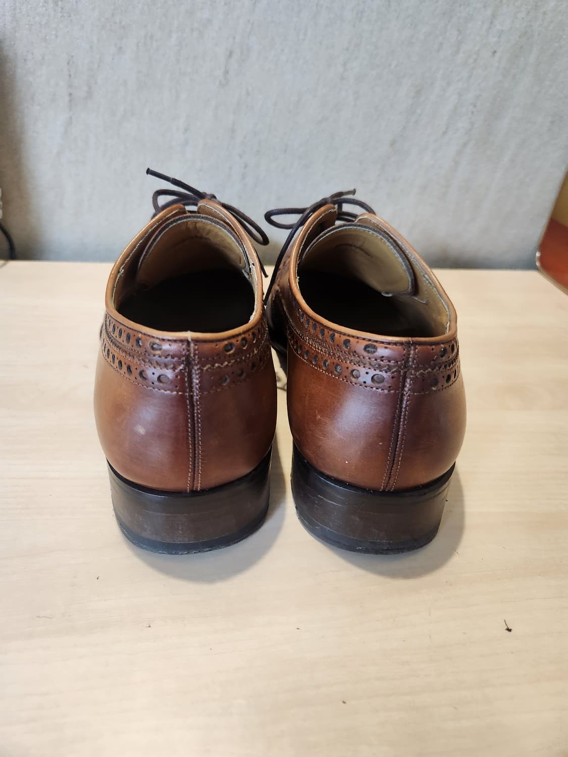 마그나니 브라운 윙팁 구두 👞 (7사이즈, Made in Spain) 상품이미지2