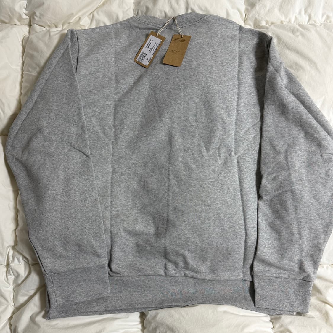 (XL) A.P.C. 아페쎄 플라워 프린트 맨투맨 그레이 상품이미지3