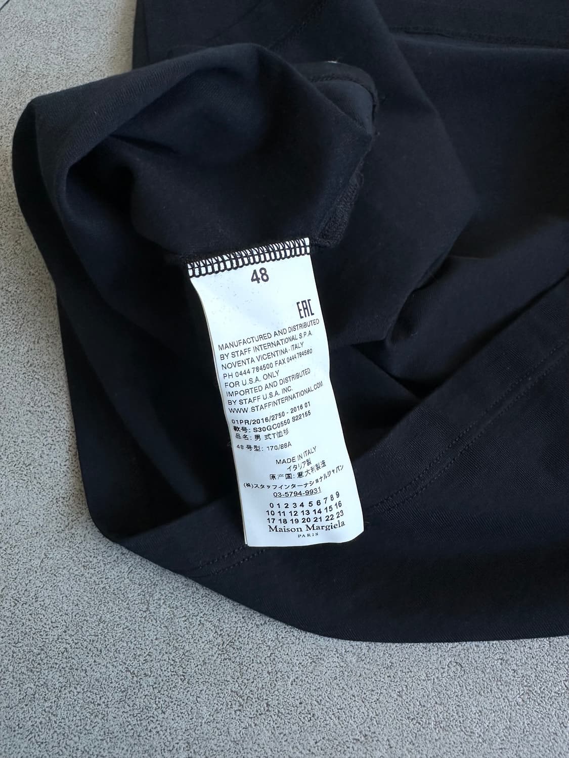 메종 마르지엘라 섀도우 카 백스티치 반팔 티셔츠 상품이미지7