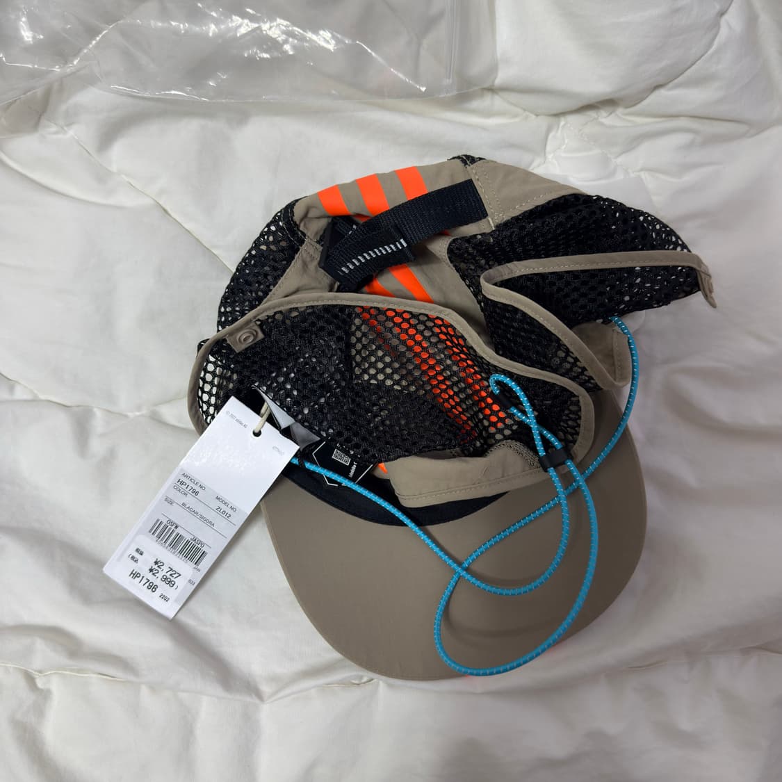 팔라스 x 아디다스 네이쳐 캡 블랑쉬 카고 시그널 오렌지 - 22SS 상품이미지2